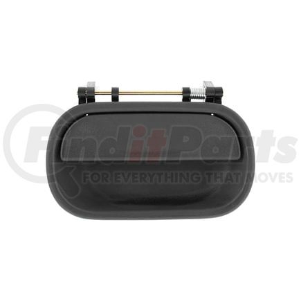 42598B by UNITED PACIFIC - Exterior Door Handle - Black, Plastic, For 1995-2007 Isuzu NPR Passenger, without Key Hole