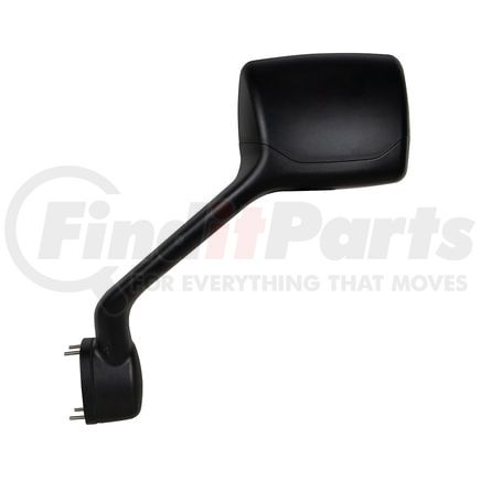 United Pacific 42840 Hood Mirror Hood Mirror - LH, Black, for Kenworth T680/Peterbilt 579/587