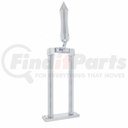 45977 by UNITED PACIFIC - Air Horn Valve Lever - 11" Chrome, with "Talladega" Grip