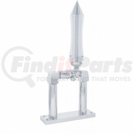 45989 by UNITED PACIFIC - Air Horn Valve Lever - 4" Chrome, with "Talladega" Grip