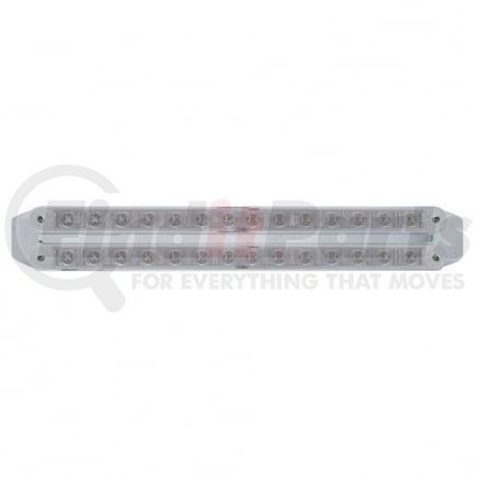 37667 by UNITED PACIFIC - Turn Signal Light - Dual 14 LED 12" Light Bars, Amber LED/Clear Lens