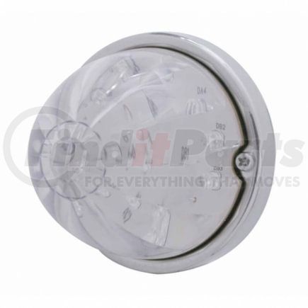 United Pacific 37907 Truck Cab Light Truck Cab Light - 17 LED Watermelon Flush Mount Kit, Red LED/Clear Lens