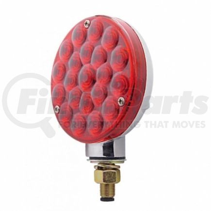 38106 by UNITED PACIFIC - Turn Signal Light - 21 LED Single Face, Red LED/Red Lens