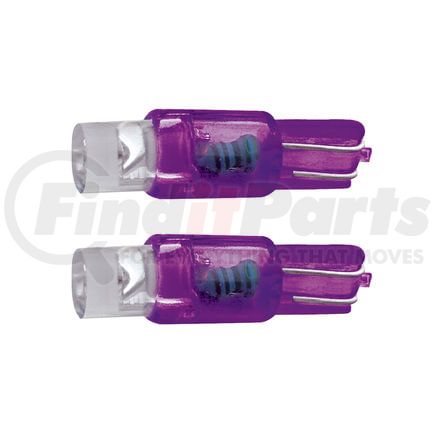 38346 by UNITED PACIFIC - Multi-Purpose Light Bulb - 1 Micro LED 37/BP2 Bulb, Purple