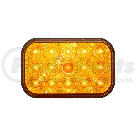 38746B by UNITED PACIFIC - Turn Signal Light - Bulk, 15 LED, Rectangular, Amber LED/Lens