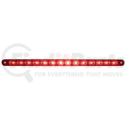 38947B by UNITED PACIFIC - United Pacific 38947B 12-inch 14 LED Light Bar (Stop/Turn/Tail), Injection Molded Lens, Sealed Electronics, Bright LED - Red LED/Red Lens - 1 Unit