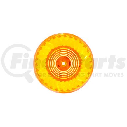 39222 by UNITED PACIFIC - Clearance/Marker Light - 7 LED, 2" Round, Turbine Design, Amber LED/Amber Lens