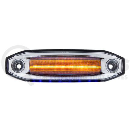 39300 by UNITED PACIFIC - Clearance/Marker Light - Amber and Blue LED/Clear Lens, 6 LED