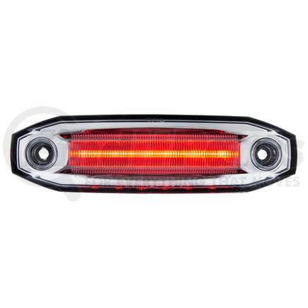 39305 by UNITED PACIFIC - Clearance/Marker Light - Red LED/Clear Lens, 6 LED