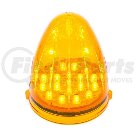 39457 by UNITED PACIFIC - Truck Cab Light - 19 LED, Reflector Grakon 1000 Style, Amber LED/Lens, without Housing