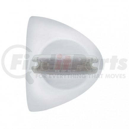 39507 by UNITED PACIFIC - Headlight Cover - Headlight Turn Signal Cover, 12 LED, Amber LED/Clear Lens