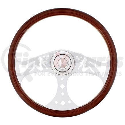 88131 by UNITED PACIFIC - Steering Wheel - 18" Lady with Hub, for Freightliner 1989-July 2006