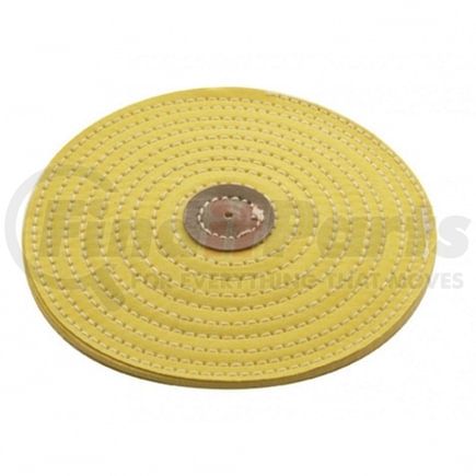 90065 by UNITED PACIFIC - Buffing Wheel - 4" Yellow Razor Buff, 1/8" Arbor