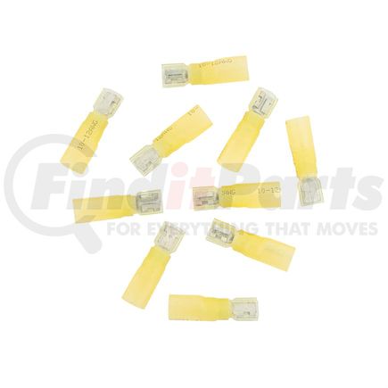 98194 by UNITED PACIFIC - Female Disconnect Terminal - Yellow, 12-10 AWG, .250 Tab, CS Fully Insulated Heat Shrink