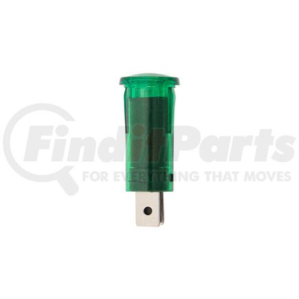 98374 by UNITED PACIFIC - Multi-Purpose Warning Light - Green, 12V, 16 AMP, with 2 Lucar Terminals