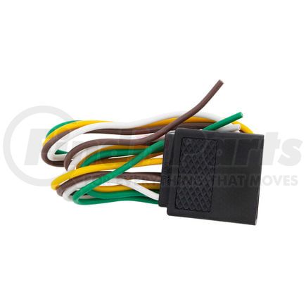 98402 by UNITED PACIFIC - Trailer Connector Kit - 4-Way, Flat, Male/Female, with Polarized Plugs