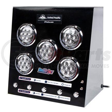 United Pacific 99204 Display Stand Display Stand - For 4" and 3/4" Double Fury Lights, with Interactive Switches