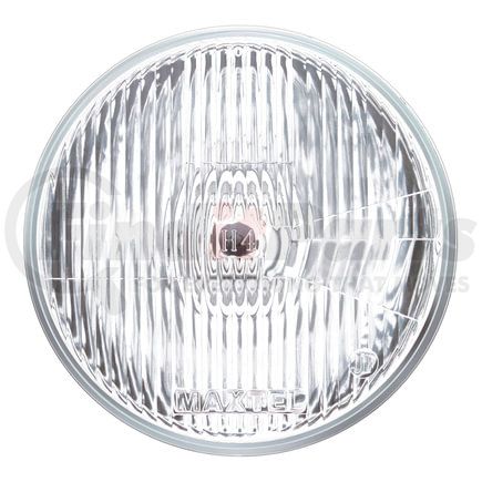 A5023-3 by UNITED PACIFIC - Headlight - RH/LH, 7", Round, Chrome Housing, High/Low Beam, H4 Bulb, for Off-Road/Show Use Only