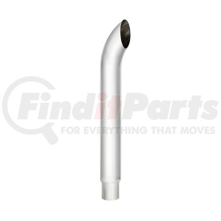 C3-65-072 by UNITED PACIFIC - Exhaust Stack Pipe - 6", Curved, Reduce To 5" O.D. Bottom, 72" L