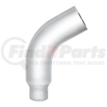 PB379-E58-85 by UNITED PACIFIC - Exhaust Elbow - Expanded, Chrome, 58 Degree, Reduce 8" O.D. To 5"O.D., for Peterbilt 359