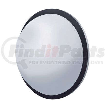 United Pacific 60013 Door Blind Spot Mirror Door Blind Spot Mirror - 8.5", Stainless Steel, Convex, Fisheye