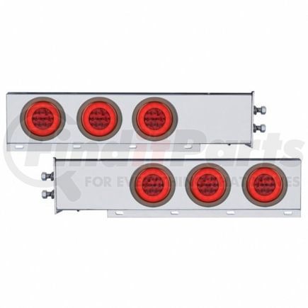 63770 by UNITED PACIFIC - LED Spring Loaded Mud Flap Hanger Red