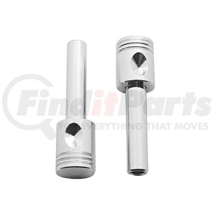 70035 by UNITED PACIFIC - Door Lock Knob - Chrome, Piston