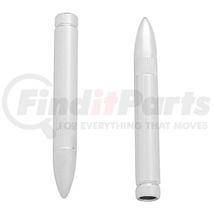 70048 by UNITED PACIFIC - Door Lock Knob - Chrome, Bullet Shape