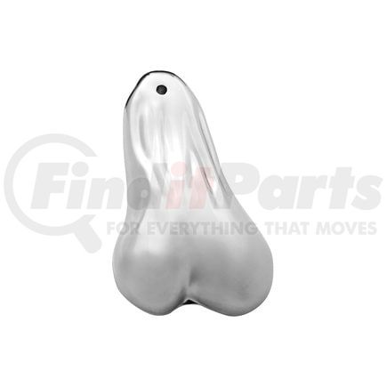 70148 by UNITED PACIFIC - Bumper Cover Emblem - Stainless Steel Ball, 8 in.