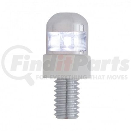 70303 by UNITED PACIFIC - License Plate Mounting Hardware - License Plate Fastener, 1, LED, White, LED