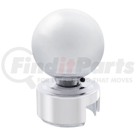 70612 by UNITED PACIFIC - Manual Transmission Shift Knob - Chrome Ball, with Mounting Adapter
