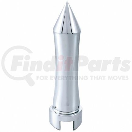 70628 by UNITED PACIFIC - Manual Transmission Shift Knob - Gearshift Knob, Chrome, "Talladega" 13/15/18 Speed Spike, Vertical