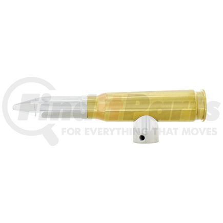 70747 by UNITED PACIFIC - Manual Transmission Shifter Knob - 50 Caliber Bullet, T-Handle