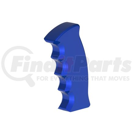 70809B by UNITED PACIFIC - Gearshift Knob - Blue, Pistol Grip, Thread-On, 1/2"-13 Thread, Aluminum Casting