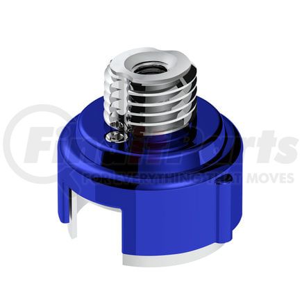71052 by UNITED PACIFIC - Gearshift Adapter - Indigo Blue, M30X3.5 Thread-On with LED Mount