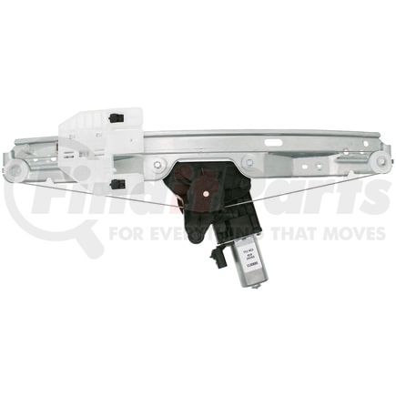751-423 by DORMAN - Window Motor and Regulator Assembly - Rear, Right, Metal; Plastic, Bolt, Automatic (Down)