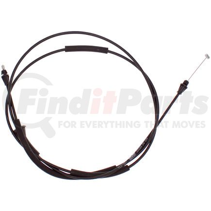 912-567 by DORMAN - Hood Release Cable Assembly - Plastic, 1.2mm, Metal, Hex Button/Cylinder