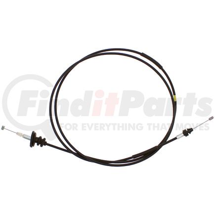 912-570 by DORMAN - Hood Release Cable Assembly - 1.5mm, Metal, Square Button/Cylinder