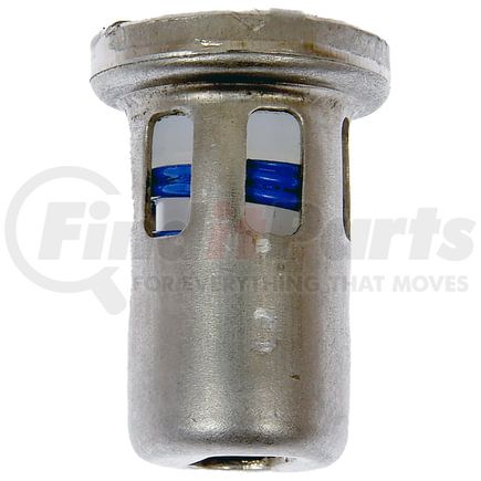 Dorman 927-840 Engine Oil Filter Bypass Valve Engine Oil Filter Bypass Valve - Steel; Plastic, Silver; Blue, 0.72 in. Length,