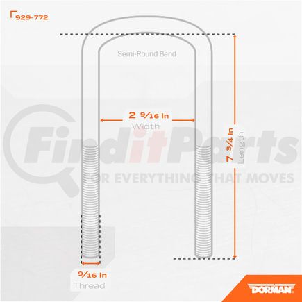 929-772 by DORMAN - U-Bolt Kit