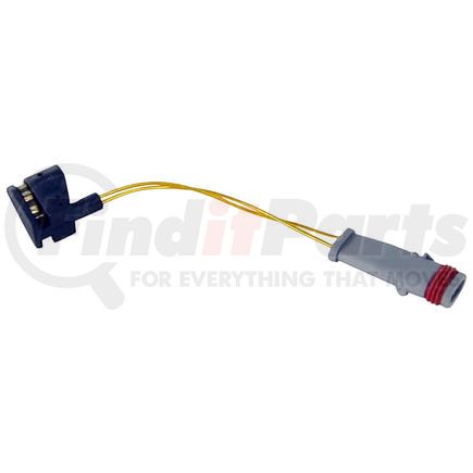 BW1058 by DORMAN - Disc Brake Pad Wear Sensor - Front, Oval, 1 Female Connector, 1 Male Pin Terminal