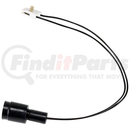 BW1102 by DORMAN - Disc Brake Pad Wear Sensor - Front, Oval, 1 Female Connector, 2 Male Pin Terminal
