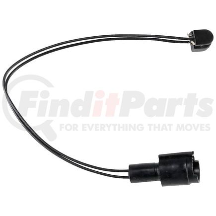BW1101 by DORMAN - Disc Brake Pad Wear Sensor - Black Female Connector, Oval, Pin Terminal