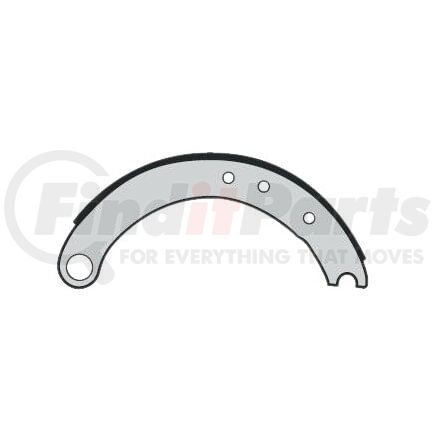 23K1308P by TORQSTOP - New Meritor "T" Drum Brake Shoe Kit - with Hardware, 1308T FMSI