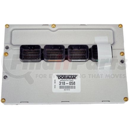 318-058 by DORMAN - Remanufactured Powertrain Control Module