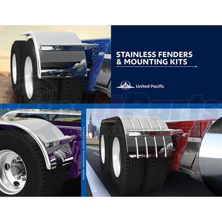 UCSFM01 by UNITED PACIFIC - Stainless Steel Half and Full Tandem Fender and Mounting Kits Catalog