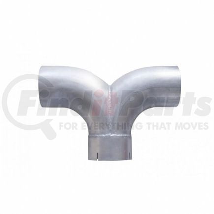 YA-5-01A by UNITED PACIFIC - Exhaust Y Pipe - Universal, Aluminized, 5" Y Pipe - 16" W x 11" L