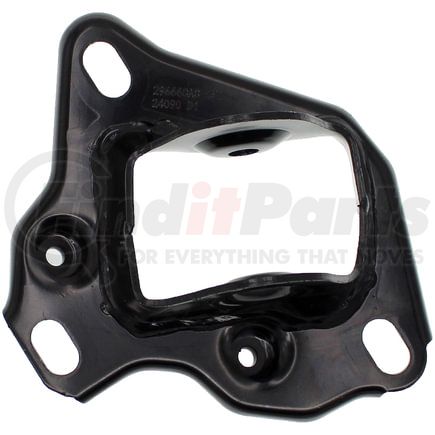 540-821 by DORMAN - Suspension Trailing Arm Bracket - Black, One Piece, Steel, 3.5mm Thick