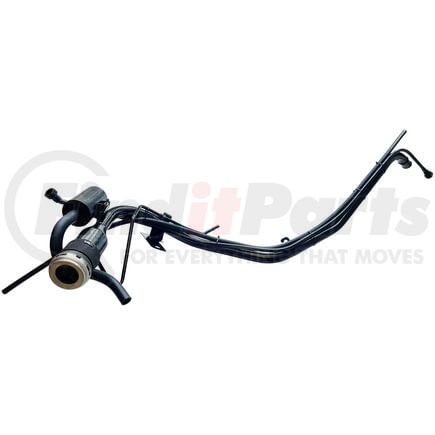 574-384 by DORMAN - Fuel Tank Filler Neck - Capless, Black, Gas, With Hose, Without Clamps