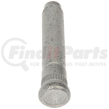 610-613.1 by DORMAN - 9/16-18 Serrated Wheel Stud - 15.69 mm Knurl, 75.81mm Length